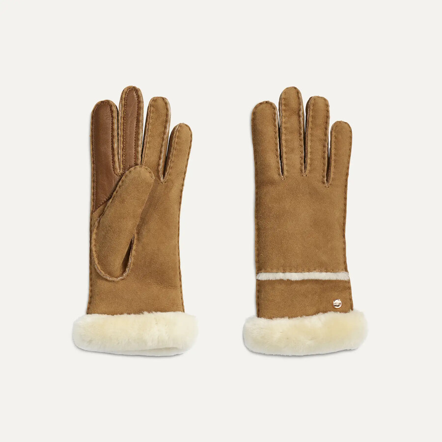 sheepskin seamed glove