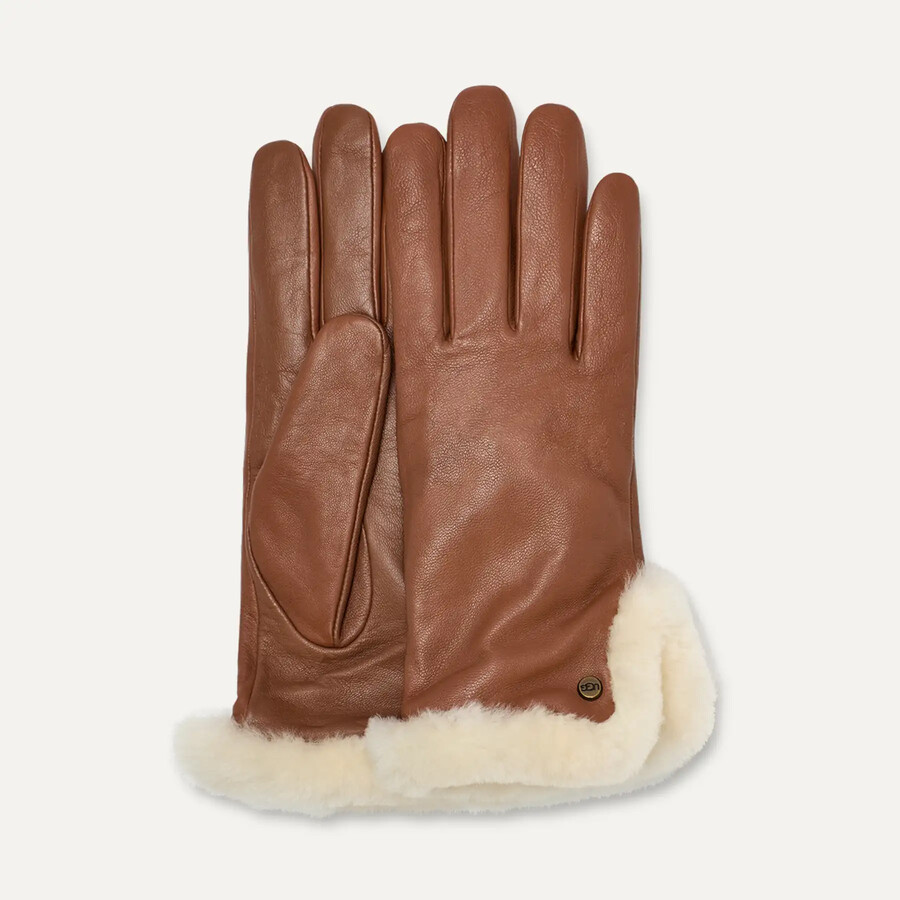 leather sheepskin vent glove