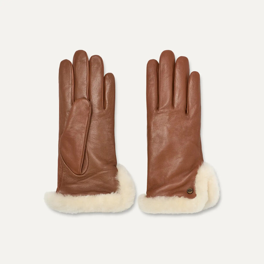 leather sheepskin vent glove