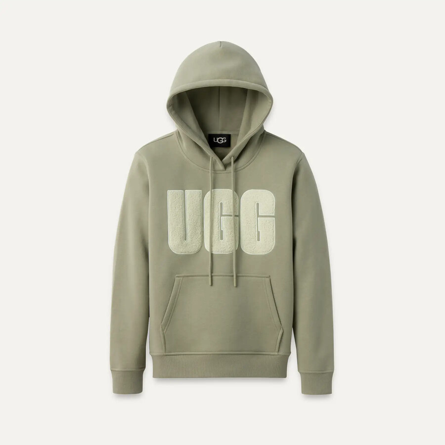 rey uggfluff logo hoodie