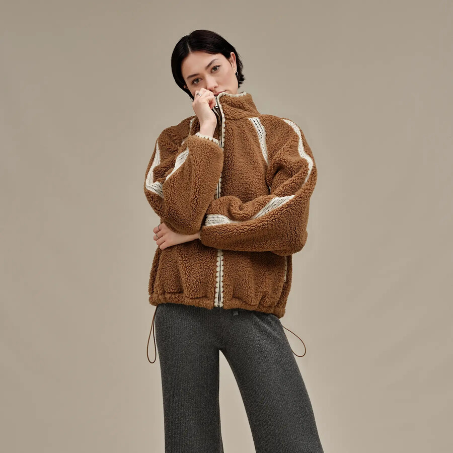 nikia crochet uggfluff jacket